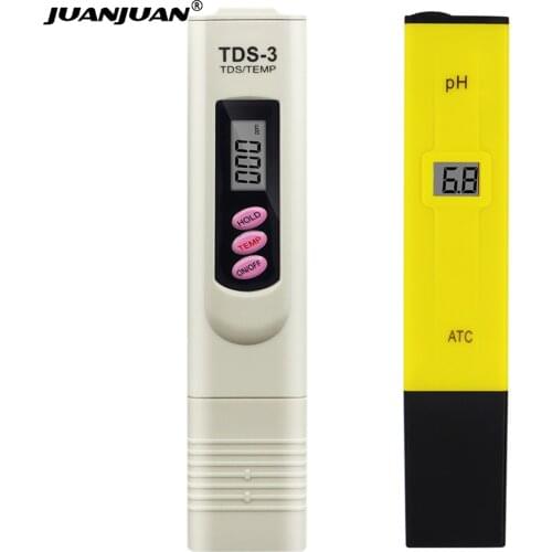 2pcs:PH Tester+TDS Meter / 1pcs PH Meter/ 1pcs TDS Tester For Measure Water Quality Purity Swimming Pool Aquarium 23% off