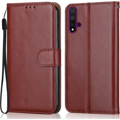 Flip Leather Case on For Huawei Honor 20 YAL-L21 Case Honor20 Wallet Case for On Honor 20 Back Cover Luxury Phone Bag
