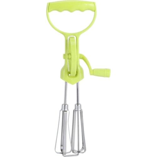 Kitchen Egg Cooker Tool Manual Handheld Stainless Steel Egg Blender Mixer Beater Home Kitchen Cooking Tool Cooking Tools