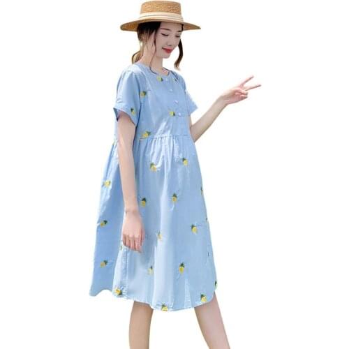 Summer Dress Woman Clothes for Pregnant Women Fashion Plus Size Maternity Dresses Women Casual Pregnancy Dresses Womens Dress