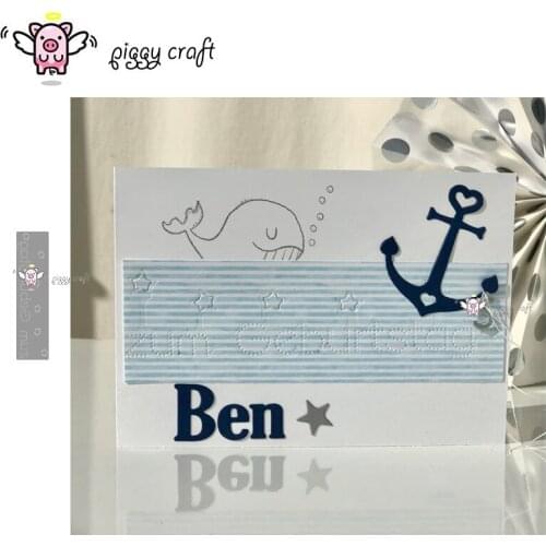 Piggy Craft metal cutting dies cut die mold For birthday letters Scrapbook paper craft knife mould blade punch stencils dies
