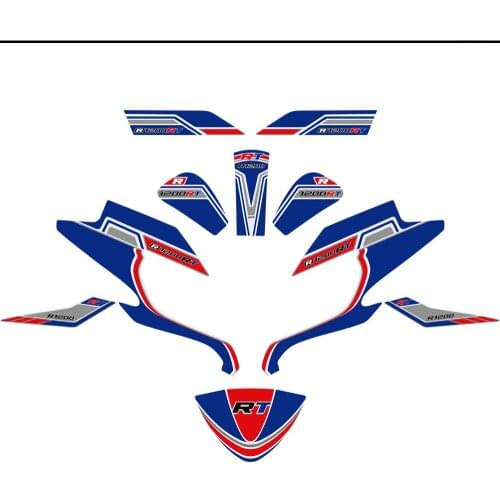 R 1200 For BMW R1200RT R1200 RT Tail Panniers Luggage Case Trunk Tank Pad Protector Guard Knee Fairing Fender Stickers Decal Kit