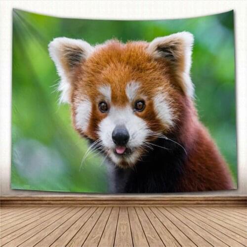 Red Panda Wall Tapestry Home Decoration Wall Carpet Rectangular Modern Printing Fabric Yoga Mat Blanket Tapestry New