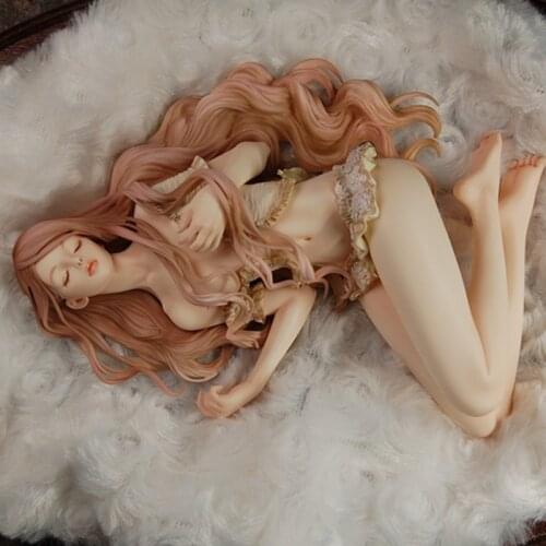 Sleeping Beauty Unpainted GK Figure Unassambled Resin White Model Kit