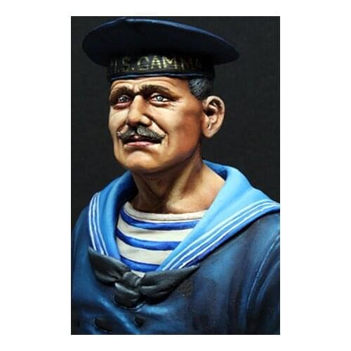 New Unassembled 1/10 ancient officer man bust Resin Figure Unpainted Model Kit