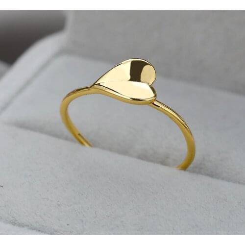 Heart Couple Rings for Women Stainless Steel Heart Leaf Shaped Ring Female Wedding Ring Gothic Vintage Jewelry Anillos Mujer