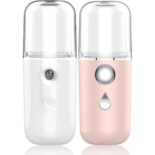 Nano Mist Facial Sprayer Beauty Instrument USB Humidifier Rechargeable Nebulizer Face Steamer Moisturizing Beauty