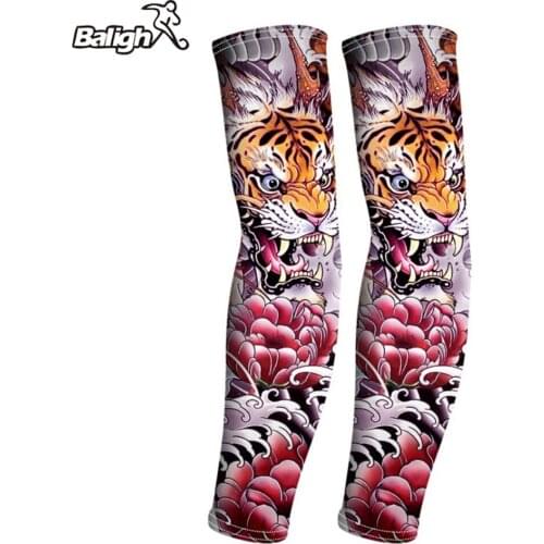 Balight Cycling Arm Sleeves Outdoor Quick Dry UV Protection Unisex Running Arm Sleeve Skin Proteive Viscose Tattoo Sleeves