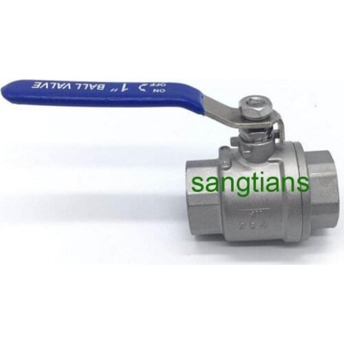 1 1/2" DN40 Stainless Steel 2- Piece Ball Valve, SS304 ,Economical Water Valve ,stainless steel ball valve,ball valve DN20