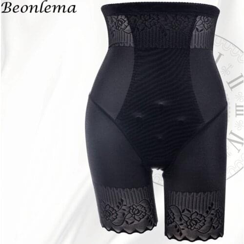 Beonlema Butt Lifting Stretchy Panties High Waist Slimming Shaper Sexy Push Up Underwear Body Modeling Women Plus Size Panties