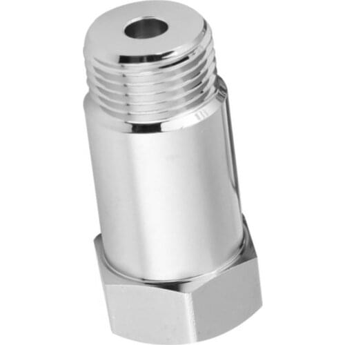 High-grade Nickel Plated Iron O2 Oxygen Sensor Thread M18x1.5 Bung Adapter Extension Spacer Gasket Extender Durable Part