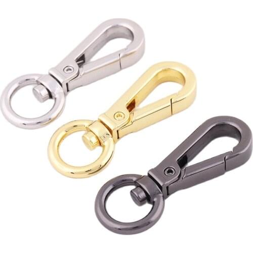 6PCS Clasps Lobster Swivel Trigger Clips Snap Hook for Leather Bag Handbag Purse Shoulder Strap Belt Accessories