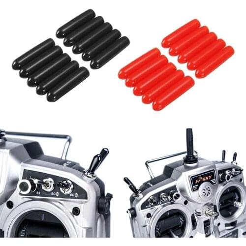 10PCS PVC Transmitter Anti-Slipping Stick Switch Cap Sheath For Flysky Frsky Futabas JR RadioLink Transmitter Part