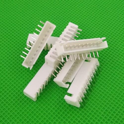 1000pcs male right angle material XH2.54 10pin 2.54mm 10pins Connector Leads pin Header XH-AW XH-10AW Free shipping