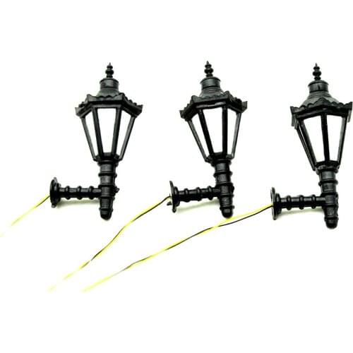 1/25-200 Scale Model Lights Wall Lamp Building Garden Sand Table Landscape Train Railway Layout Material Diorama Toy