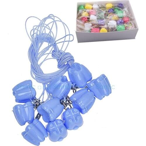 20Pcs Dental Multicolor Milk Tooth Box baby tooth box Childrens Dental case the Gift from tooth fairy Dental Gift