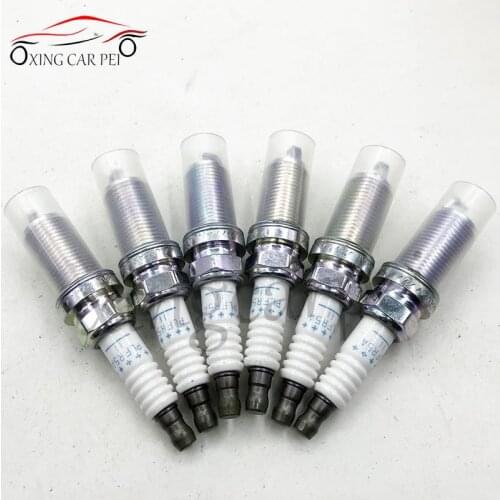 6PCS 22401-5M015 PLFR5A-11 Iridium Spark Plug For Nissan Teana Altima Frontier Murano Sentra Titan March Skyline Infiniti