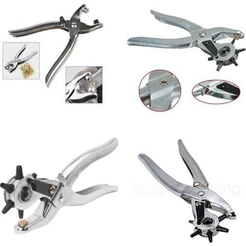 Leather belt hole punch pliers eyelet Easy Belt Leather Hole Punching Punching Tool Drill Pliers Puncher