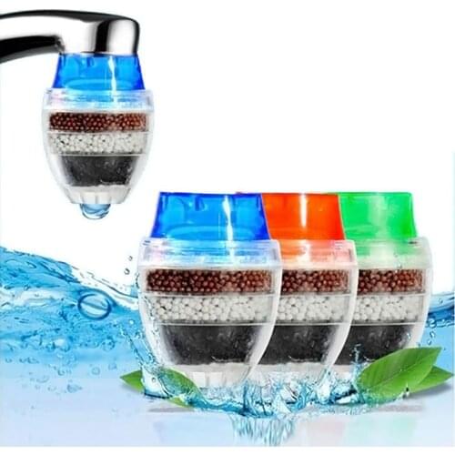 1 Pcs Tap Faucet Filter 5 Layers Drinking Water Purifier Water Filter Cartridge Home Kitchen Use для крана на кухне