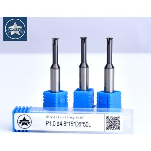 CNC 60 Degree Tungsten Steel Single tooth Thread Milling Cutter M1 M1.2 M1.4 M1.6 M2 M2.5 M3 M4 M5 M6 M8 M10 M12 M14 mill mills