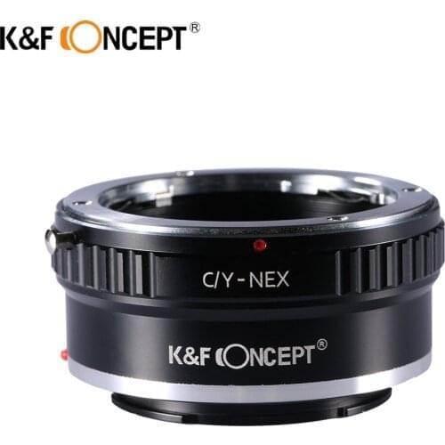 K&F CONCEPT Camera Lens Mount Adapter Ring For Contax C/Y Lens to for Sony NEX E-mount Camera Body NEX NEX3 NEX5 NEX5N NEX7