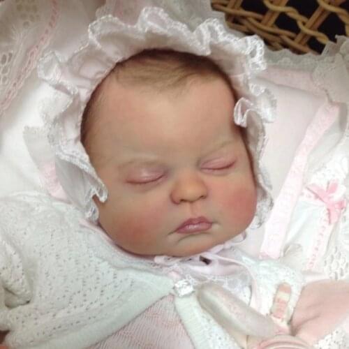 20inch Reborn Baby Kit Soft Vinyl Silicone Real Touch Doll Sleeping Baby Reborn Charlotte Doll Parts DIY Unfinished Doll Suit