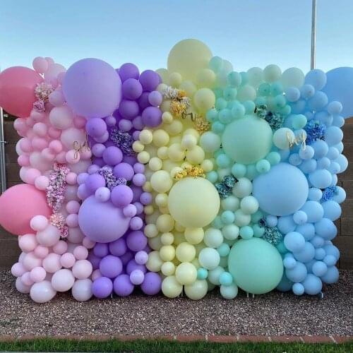 5/20Pcs 10/24Inch Macarons Latex Balloon Arch Garland Happy Birthday Party Wedding Decoration Baby Shower Decor Balloons Globos