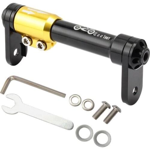 MUQZI Folding Bike Easy Wheels Extension Bar Aluminum Alloy Easy Wheel Extender for Brompton Folding Bike