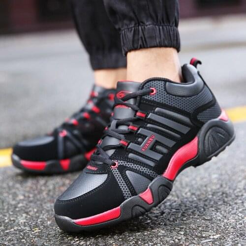 2021 New Winter Warm Men Plush Snow Boots High Quality Waterproof Leather Boots Outdoor Rubber Lace-Up Ankle Boots Big Size 48