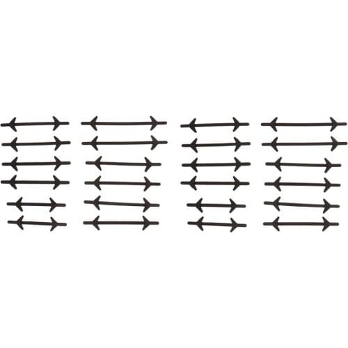 Pack Of 24 Elastic Free Tying No Tie Lazy Silicone Shoelace Shoe Laces Accessories