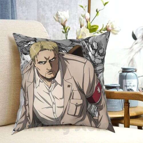 Attack On Titan-Reiner Braun Pillow Case Printed Home Soft DIY Pillow cover Attack On Titan Aot Shingeki No Kyojin Snk