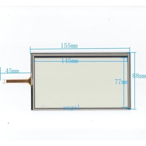 Original new 6.2-inch touch screen car DVD LAUNCH Suolai Te touch touchscreen BYD F3 peripheral 155 * 88