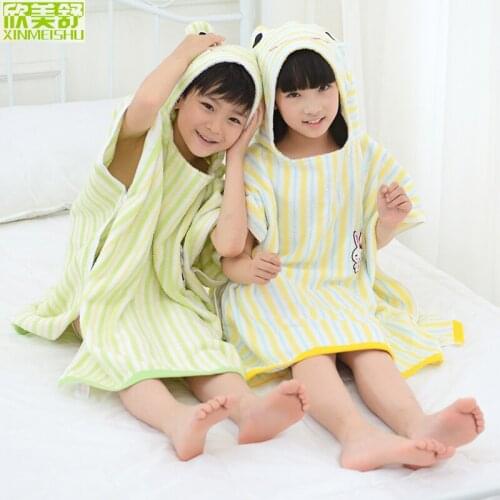 100% cotton child towel magicaf beach towel bathrobes