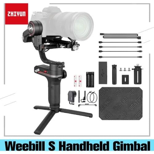 Zhiyun Weebill S Portatile 3-Axis Handheld Gimbal Stabilizer Display for Canon EOS R A7III A7M3 Z6 Z7 s1 Fotocamere Mirrorless