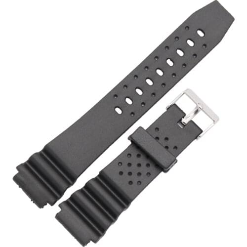 18mm 20mm 22mm Rubber Watchbands High Qualit Men Sports Silicone Watch Strap Band For Casio Watch Accessories