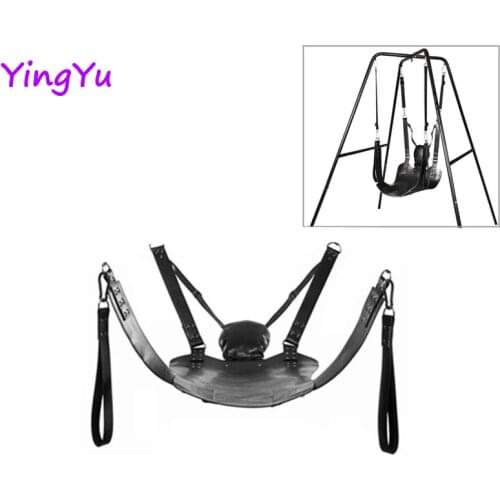 Super Load-Bearing Dual Layers Leather Hammock Swing Chair Sex Furniture Sling Bed Pillow Adult BDSM Games Sex Toys For Couples