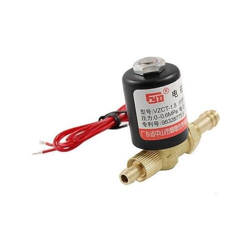 High quality 0-0.6Mpa Brass 2 Way Rotatable Welding Machine Solenoid Valve AC 220V Free shipping