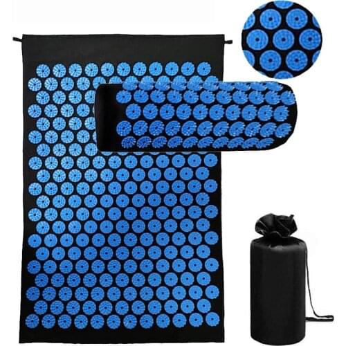 Yoga Shiatsu Pillow Acupuncture Massager Promotes Internal Circulation And Releases Physical Mental Fatigue Health Yoga Mat Kit