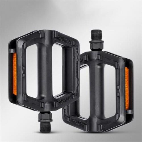 1 Pair Portable MTB Bike Bicycle Pedals High Quality Plastic Road Bike Double DU Pedals Cycling Mountain Bike Parts