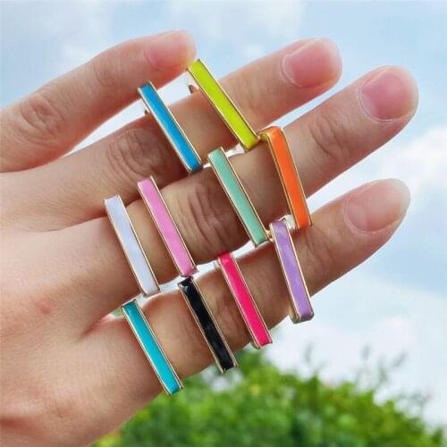 10pcs/lot Hot!!! Colorful enamel ring, plated heart shape enamel jewelry,new design women’s love rings wholesale