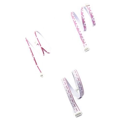 100Pcs 30cm Double PH2.0 Header 8P 9P 10P AWG26 Red White Wire Cable