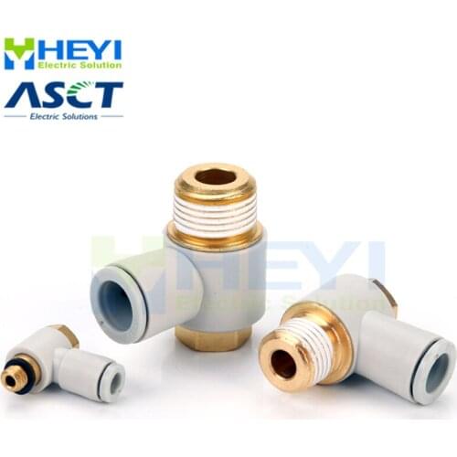 10PCS/bag KQ2V hexagonal Air Pneumatic Pipe Connector 8mm 10mm OD Tube 1/8" 3/8" 1/4" One-touch Shape Gas Quick Fittings