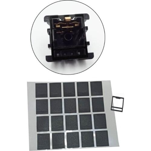 120pcs/Pack Black MX Switch Film for Mechanical Keyboard HTV Shaft Film for Cherry MX gateron switches