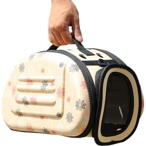 32*20*22cm EVA Foldable Carrying Bags For Small Dogs Singles Portable Breathable Outdoor Transport Pet Cat Puppy Dog Carriers