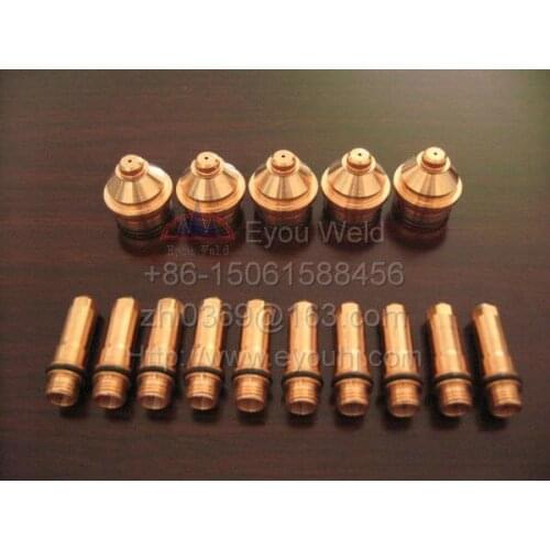 40 pcs 220552+ 220554 - 50A Consumables For Plasma Cutting Torch(400XD/260/260XD/130/130XD/4070/3070 Machine)