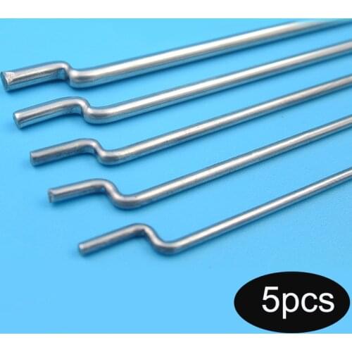 5PCS RC Boat Parts Z Type Push Rod Length 300mm Stainless Steel Servo Linkage Dia 1.5mm 1.8mm 2mm 2.5mm Metal Pullrod DIY Model