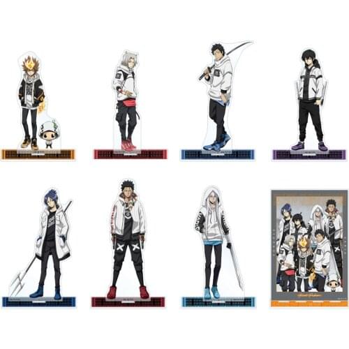 Anime HITMAN REBORN Sawada Tsunayoshi Gokudera Hayato Acrylic Stand Figure Display Model Plate Desktop Decor Sportswear Series
