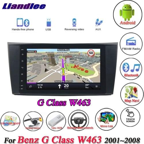 Car Android Multimedia System For Mercedes Benz G Class W463 2001-2008 Radio USB TV GPS Wifi Navigation Stereo System