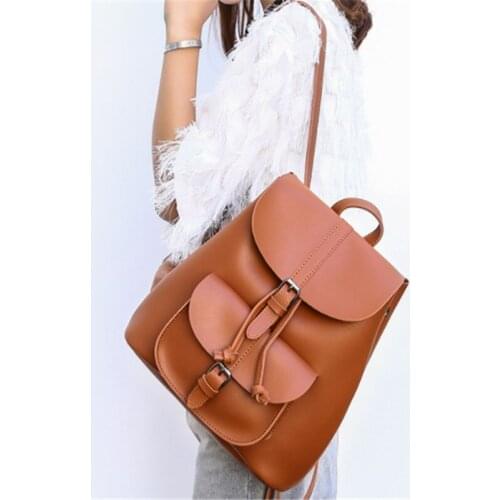 BLGBY Women's Leather Backpacks