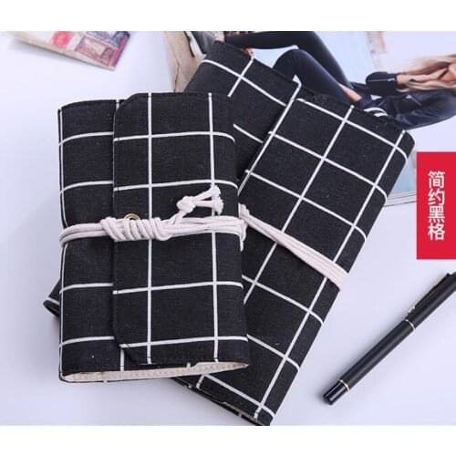 A6 Cloth Fabric Notebook Paper Planner Inner Page Spial Ring Portable Diary Notepad Multi Colors